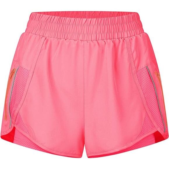 Athletic Shorts for Women High Split Running Workout Quick Dry Shorts - Picture 1 of 6